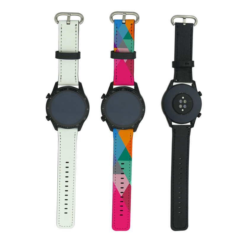 Cinturini per orologi Samsung/Huawei in pelle PU sublimatica da 22 mm