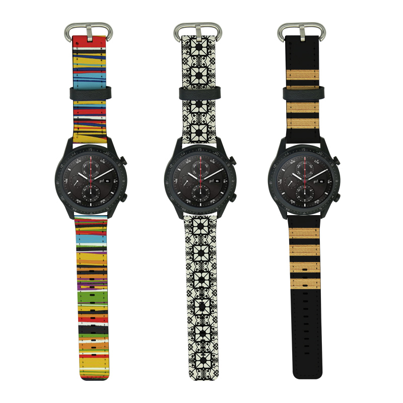 Cinturini per orologi Samsung/Huawei in pelle PU sublimatica da 20 mm