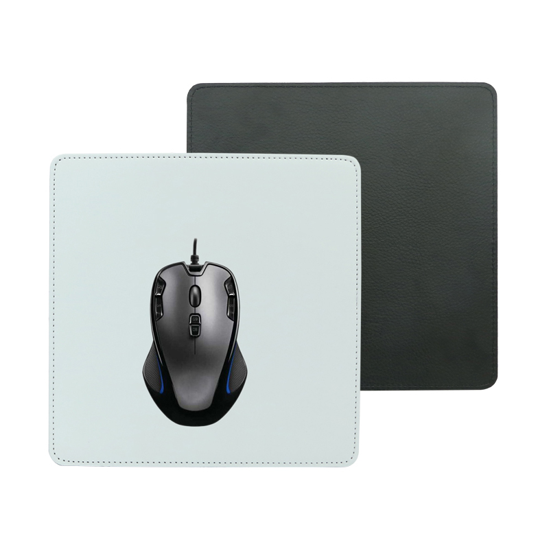 Tappetino per mouse in pelle sintetica sublimatica - quadrato
