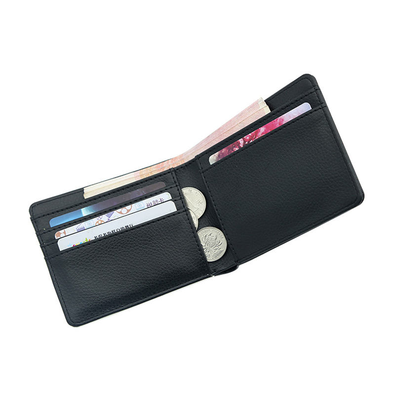 Portafoglio bifold da uomo in similpelle sublimatica con stampa su due lati