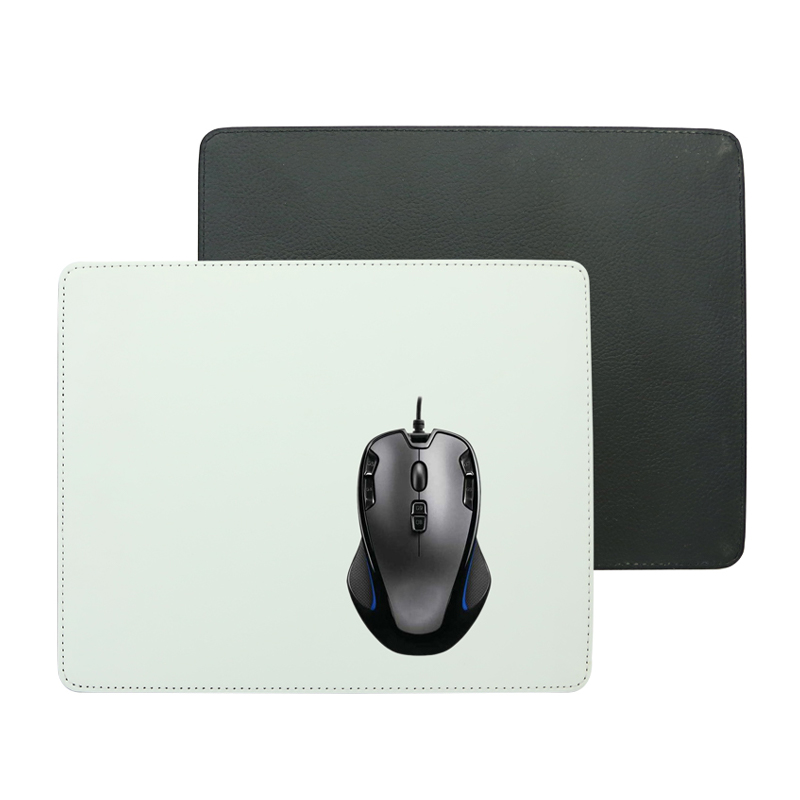 Tappetino per mouse in pelle PU sublimatica - Rettangolare