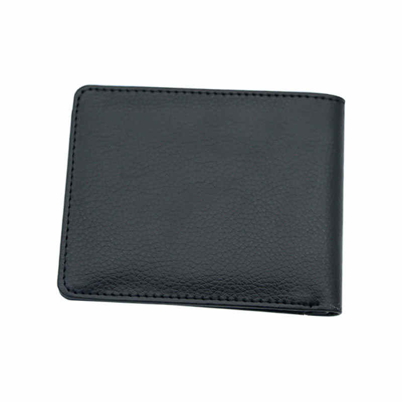 Portafoglio bifold da uomo in similpelle sublimatica con portacarte
