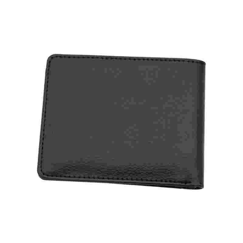 Portafoglio bifold da uomo in similpelle sublimatica con tasca portamonete