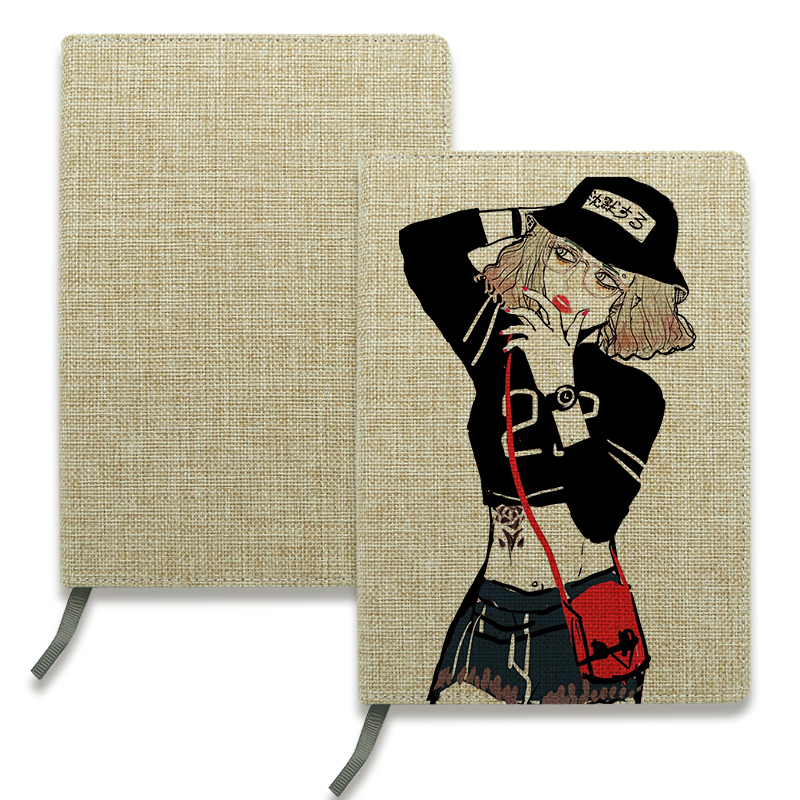 Sublimation Jute Notebook - A6 Size