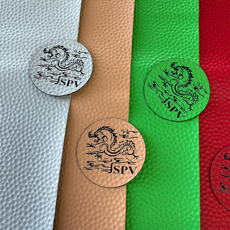 Fogli in similpelle laserabile texture golf con adesivo/senza adesivo