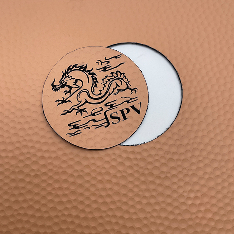 Fogli in similpelle laserabile texture golf con adesivo/senza adesivo