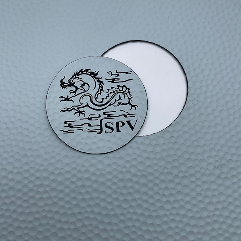 Fogli in similpelle laserabile texture golf con adesivo/senza adesivo
